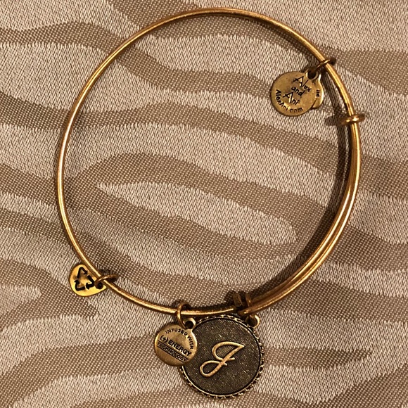 Alex and Ani initial “J” bracelet - Picture 3 of 3